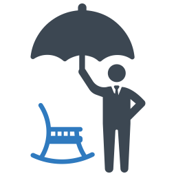 pension umbrella icon